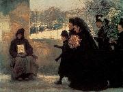 Emile Friant All Saints' Day oil painting on canvas